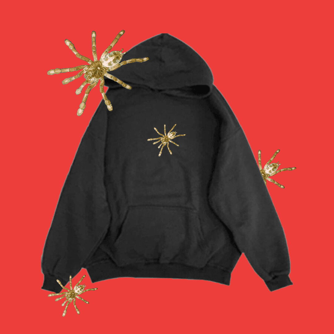 Canguro afelpado estampado // ARAÑA