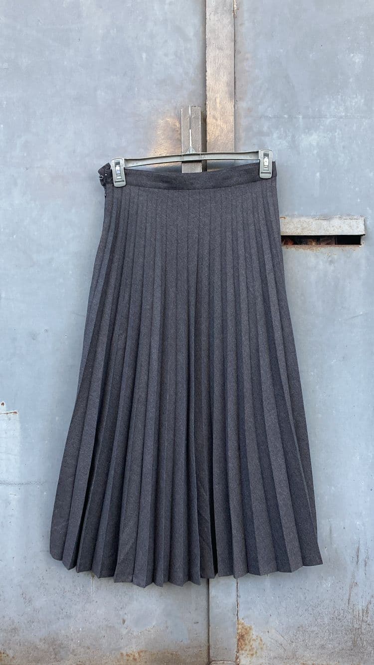 Pollera larga tableada