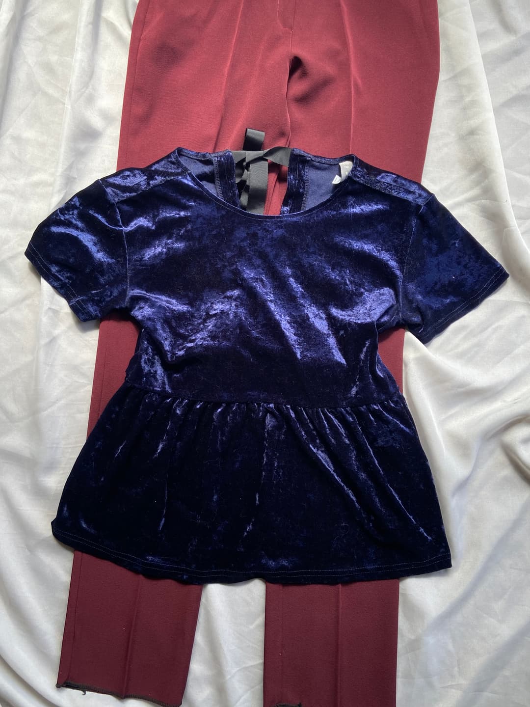 blucita holgada terciopelo