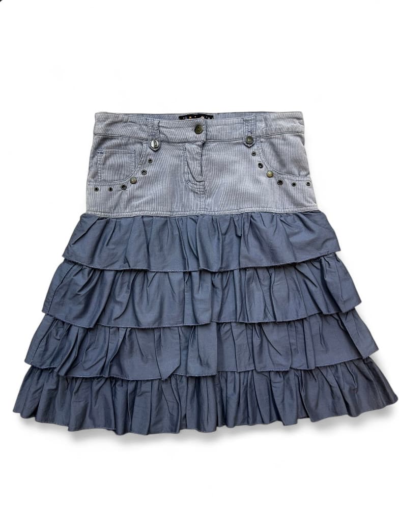 Pollera midi volados