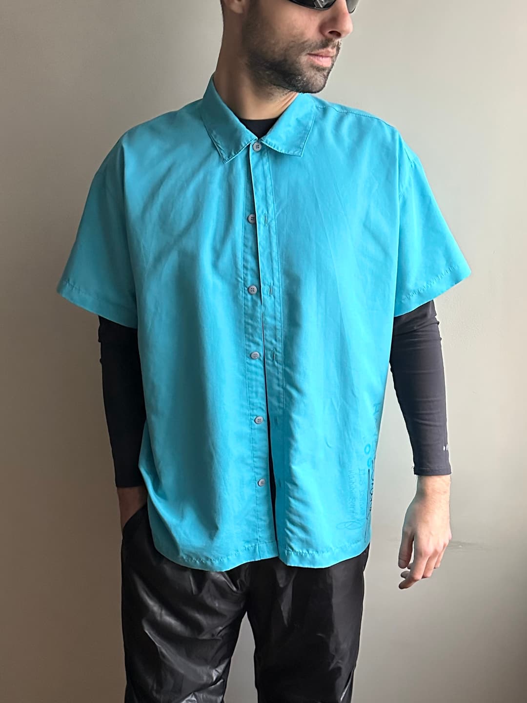 Camisa turquesa flow2000