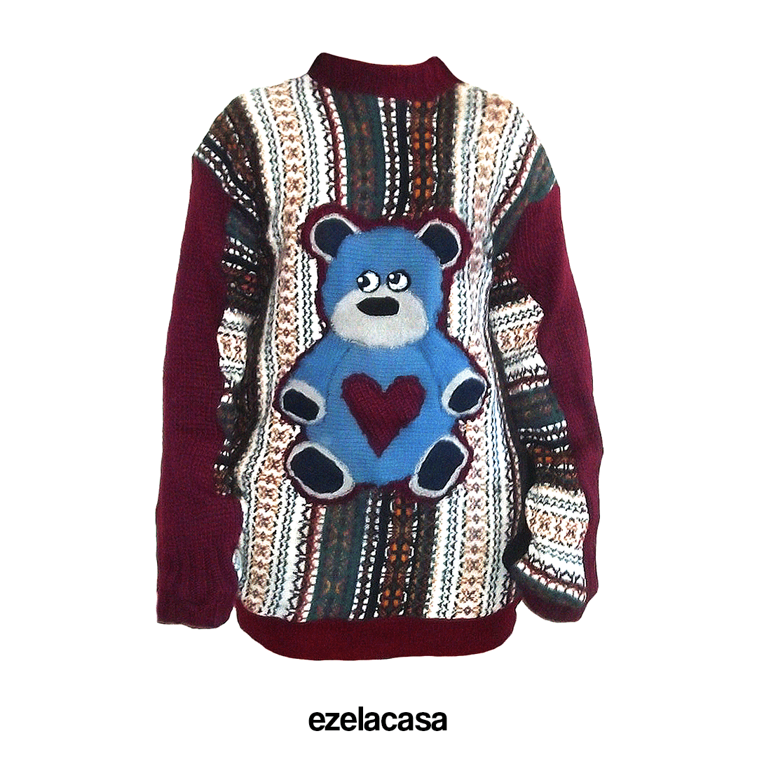 Buzo de lana upcycled EZELACASA