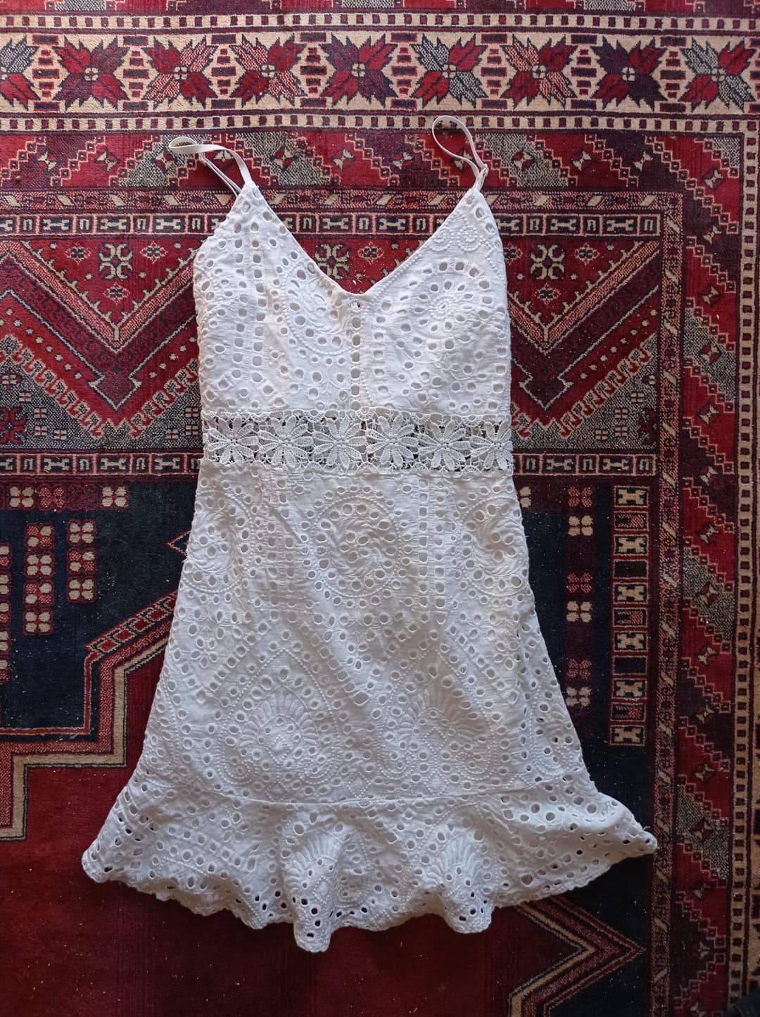 Vestido blanco con bordados